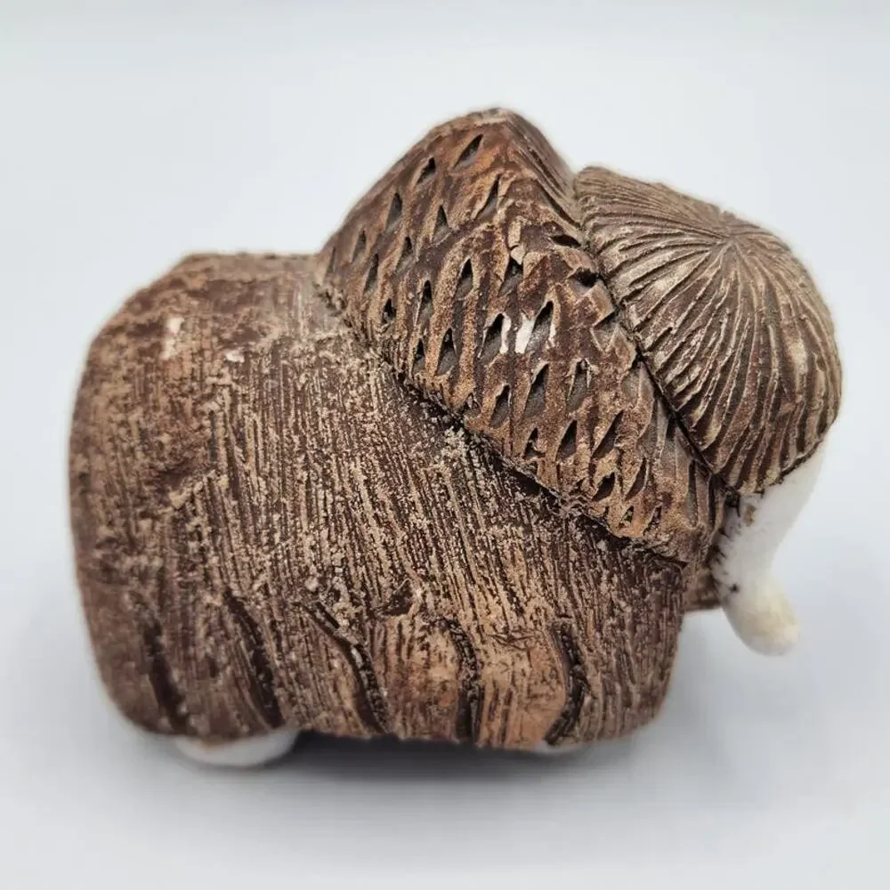 Vintage Artesania Rinconada Handmade Ceramic Musk Ox Retired Collectible Figure - Picture 3 of 7